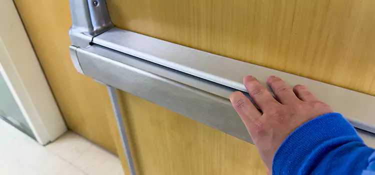 Installing a Push Bar on a Door Kincardine